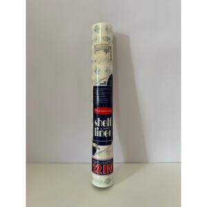 Vintage Rubbermaid Shelf & Drawer Liner 12” x 10 Sq Ft Stitch Rose New Old Stock